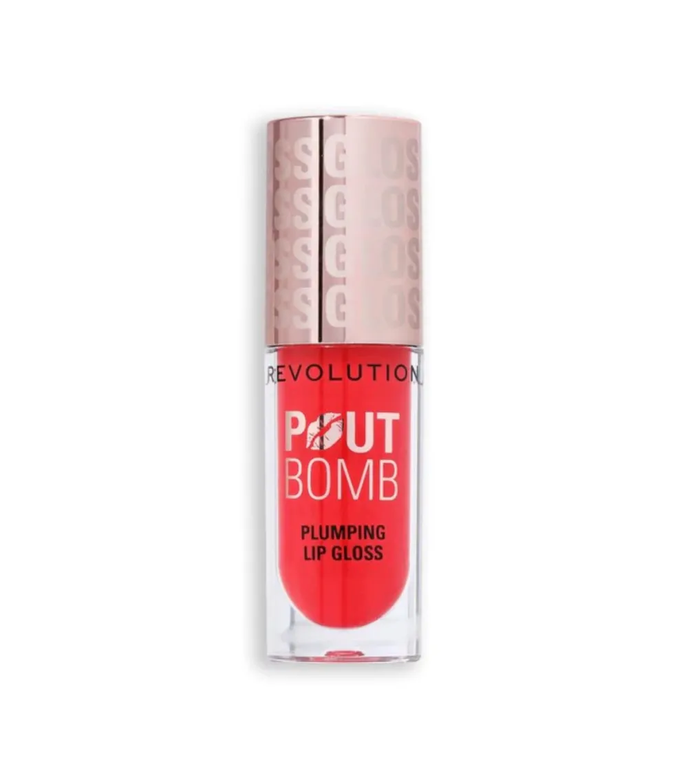 Revolution - Brillo de labios voluminizador Pout Bomb - Cherry Sheer Red>Makeup Revolution Discount
