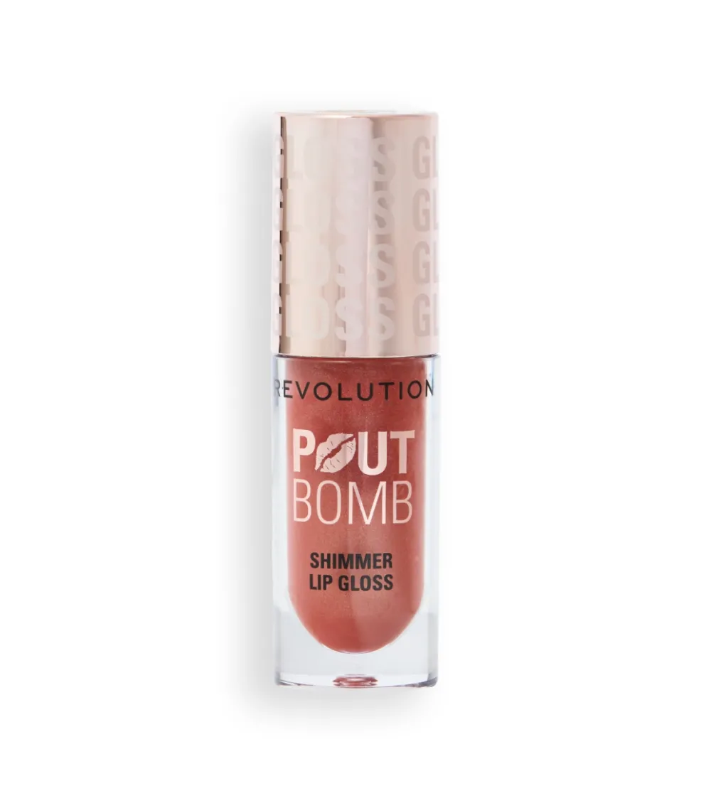Revolution - Brillo de labios con Shimmer Pout Bomb - Nude Glow>Makeup Revolution