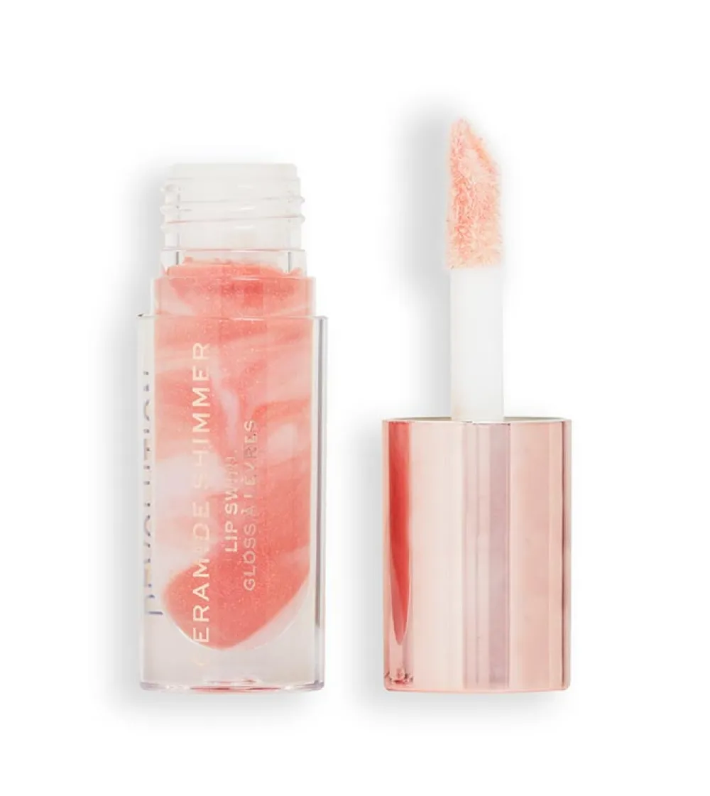 Revolution - Brillo de labios Ceramide Shimmer Lip Swirl - Glitz Nude>Makeup Revolution Online