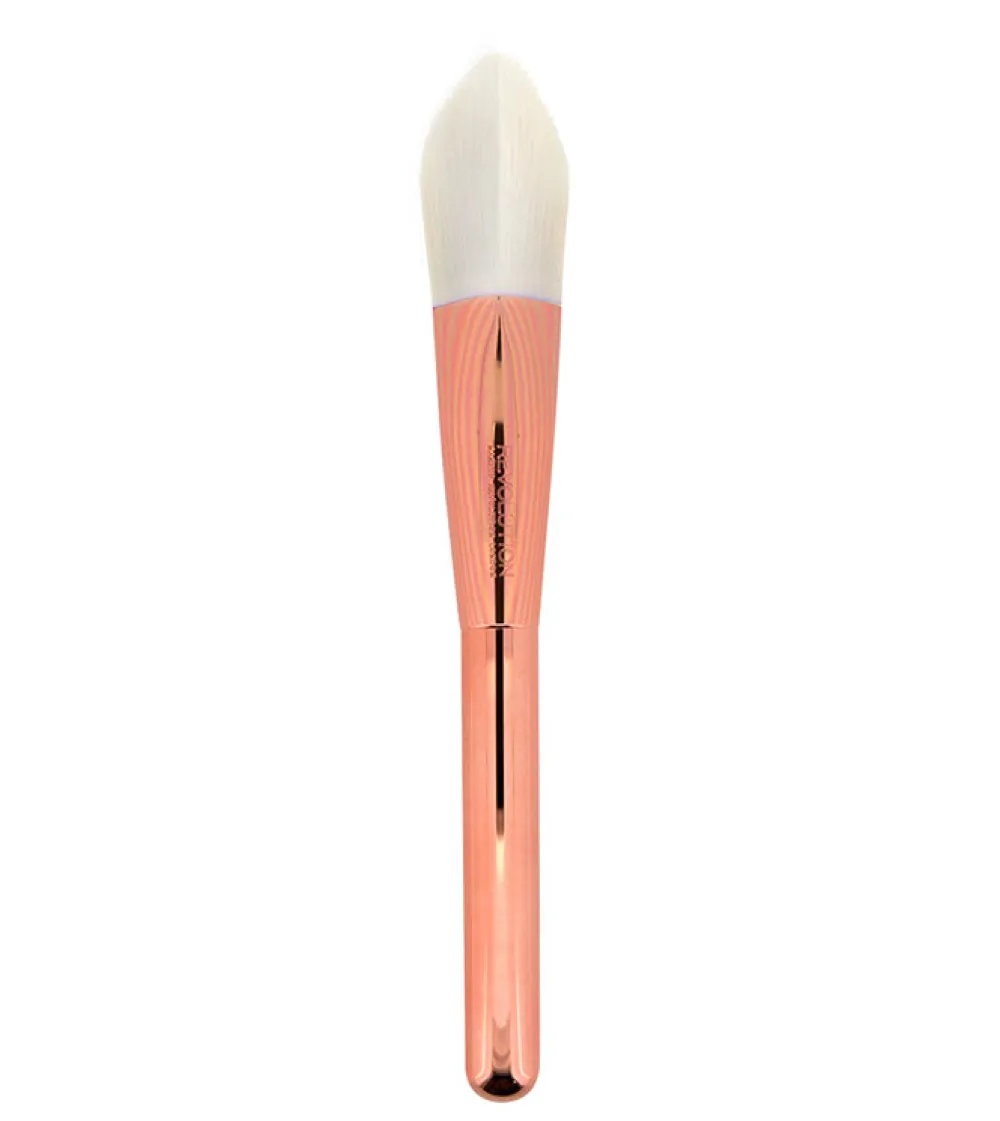 Revolution - Brocha Contorno Ultra Metals Contour Foundation Brush – F302>Makeup Revolution Best