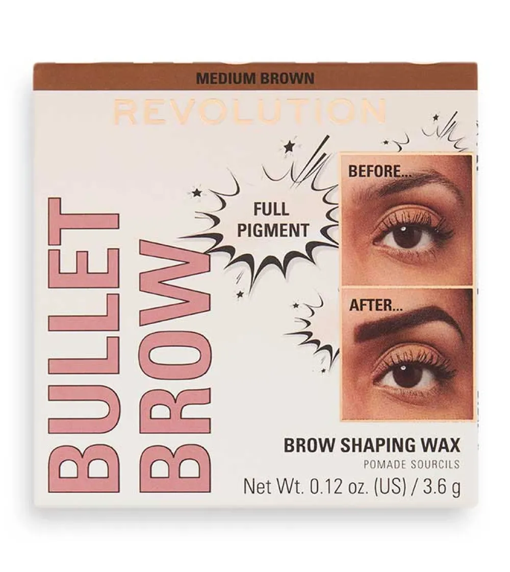 Revolution - Cera para cejas Bullet Brow - Dark Brown>Makeup Revolution Sale