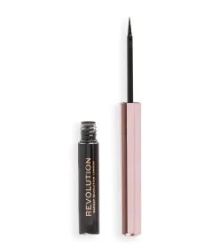 Revolution - Delineador de ojos líquido Super Flick - Black>Makeup Revolution Sale