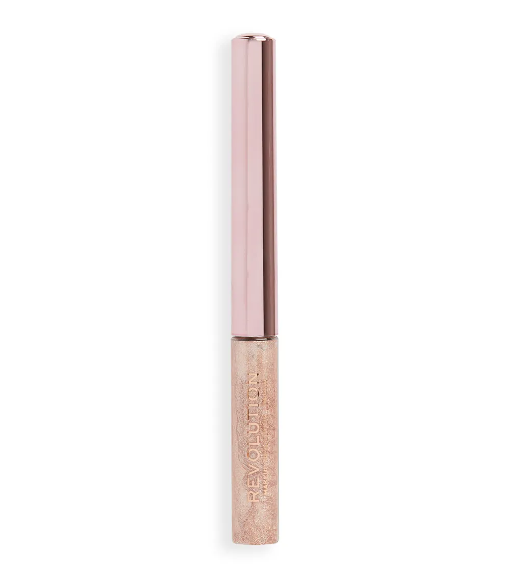 Revolution - Delineador de ojos líquido Super Flick - Rose Gold>Makeup Revolution Clearance
