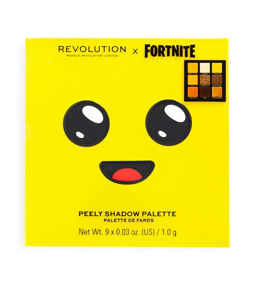 Revolution - *Fortnite X Revolution* - Paleta de sombras Peely>Makeup Revolution