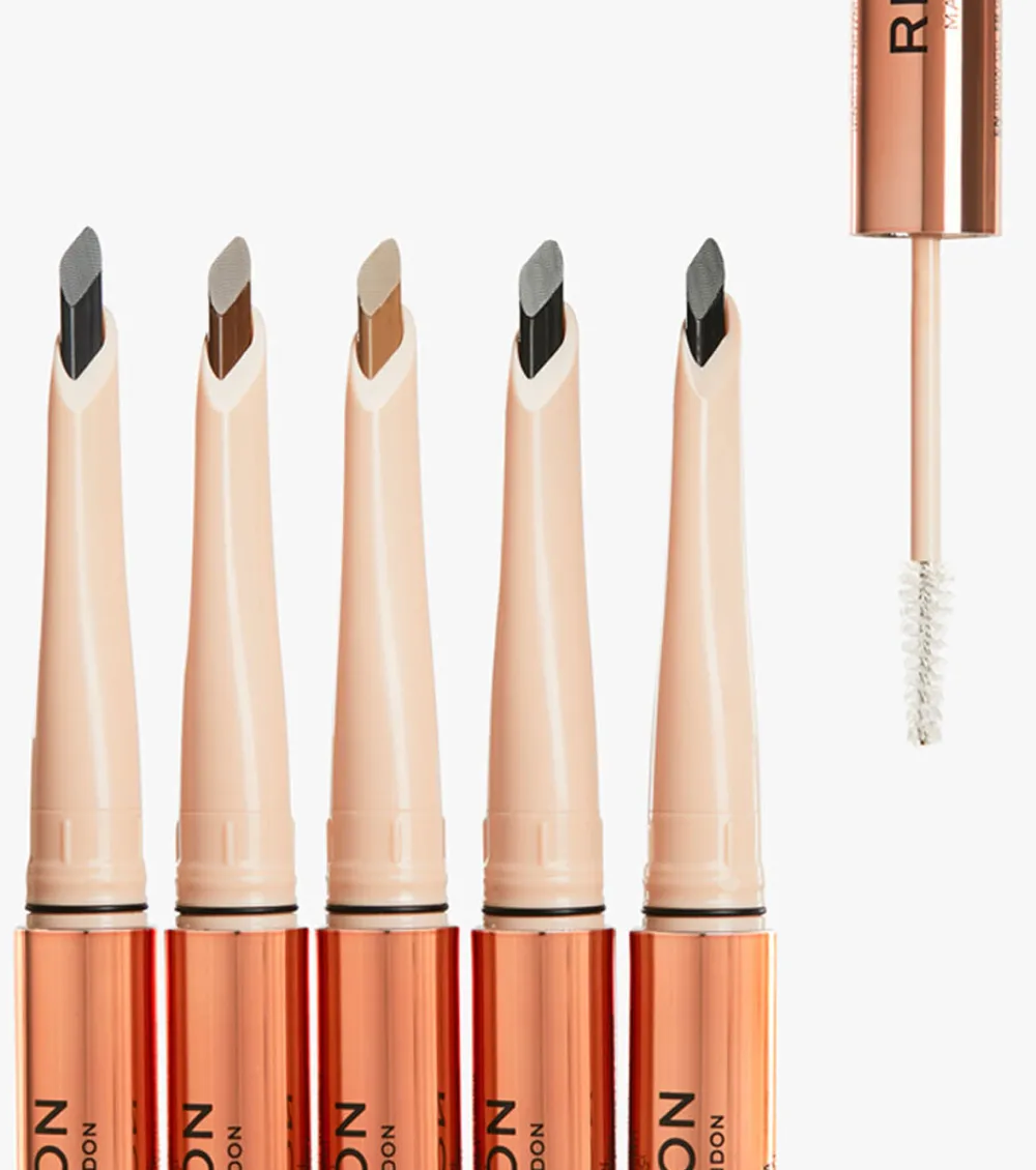 Revolution - Lápiz de cejas Fluffy Brow Filter Duo - Ash Brown>Makeup Revolution Sale
