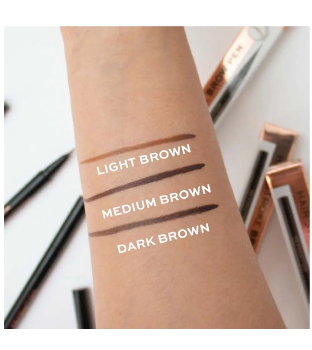 Revolution - Lápiz de cejas Hair Stroke Brow Pen - Dark Brown>Makeup Revolution New