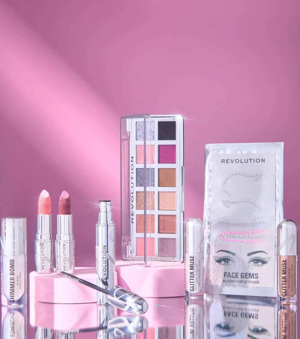 Revolution - *Metallic Muse* - Barra de labios con purpurina - Iced Berry>Makeup Revolution New