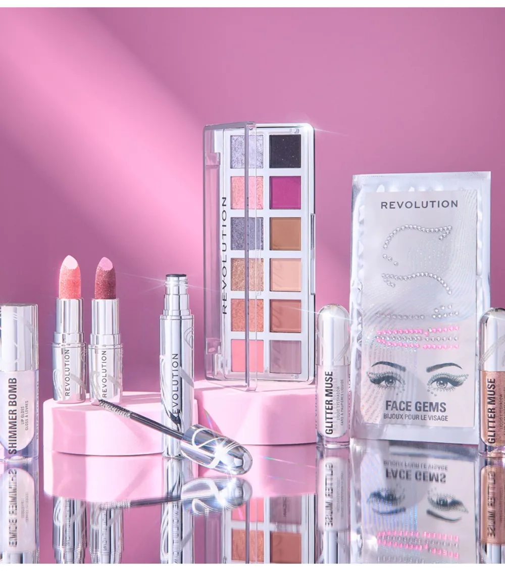 Revolution - *Metallic Muse* - Máscara de pestañas Silver Glitter Top Coat>Makeup Revolution Hot