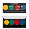 Revolution - Paleta de delineadores Water Activated Graphic Liners - Bright Babe>Makeup Revolution Best