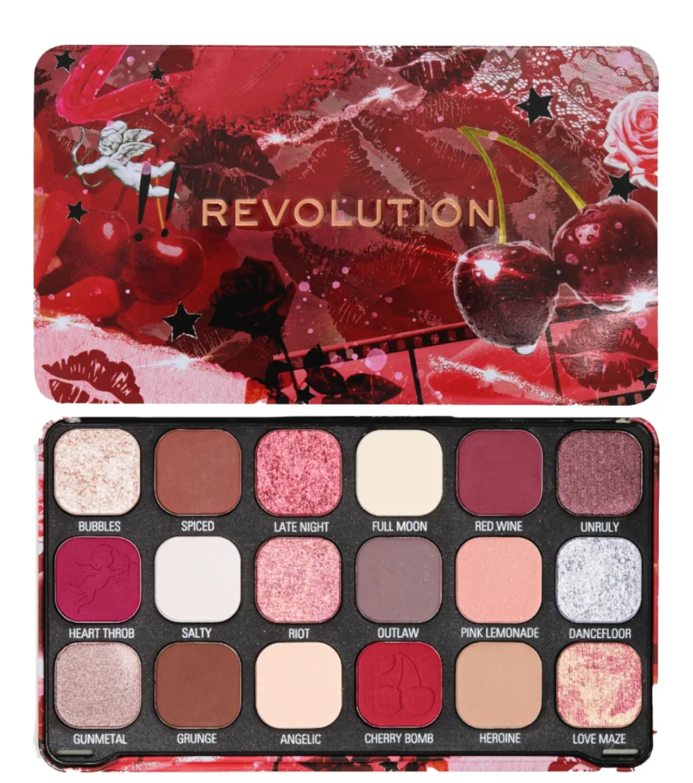 Revolution - Paleta de Sombras Forever Flawless - Cherry Rebel Red>Makeup Revolution Hot