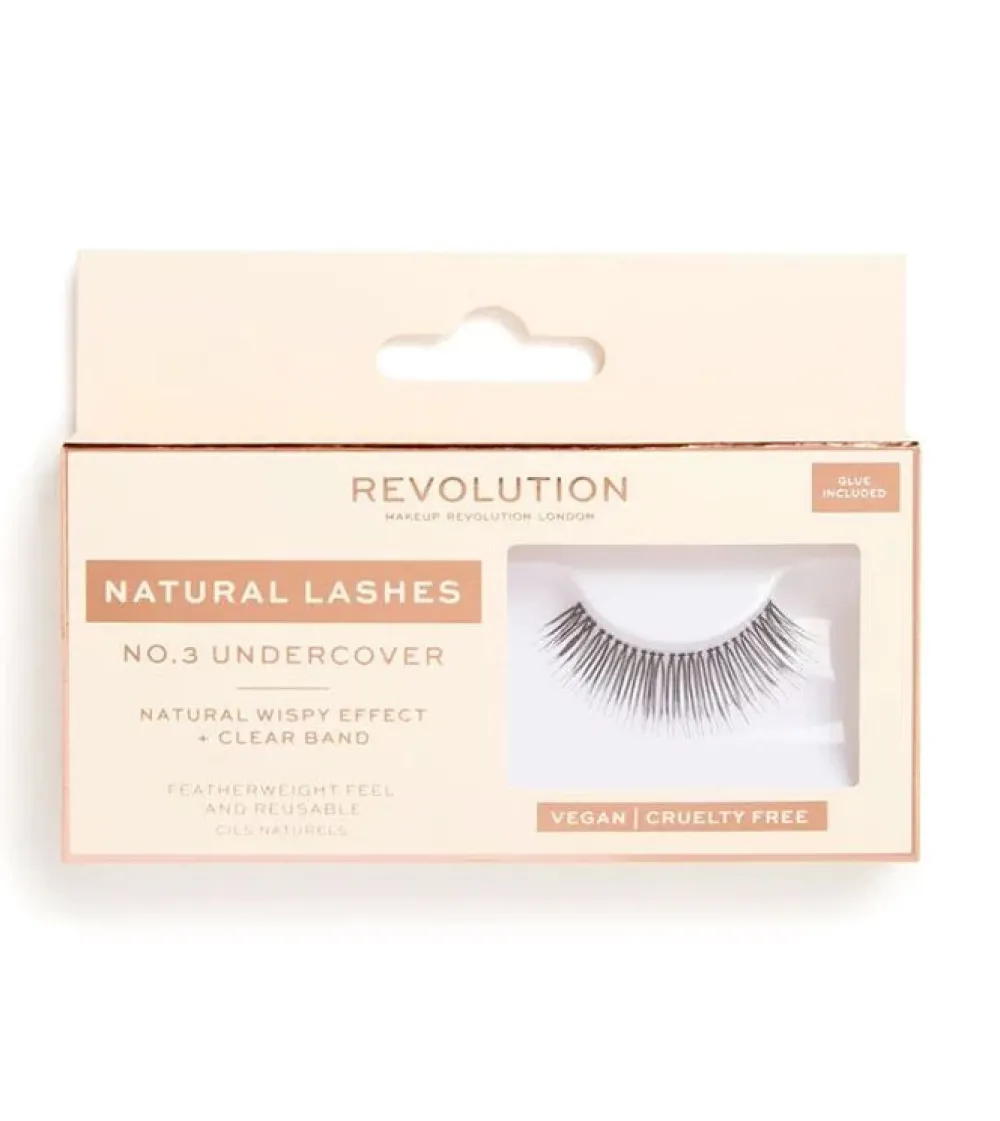 Revolution - Pestañas postizas Natural Lashes - Nº.3 Undercover>Makeup Revolution Best