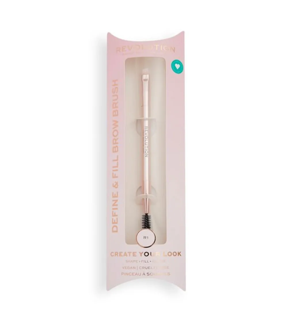 Revolution - Pincel para Cejas Define & Fill Brow Create - R1>Makeup Revolution Best