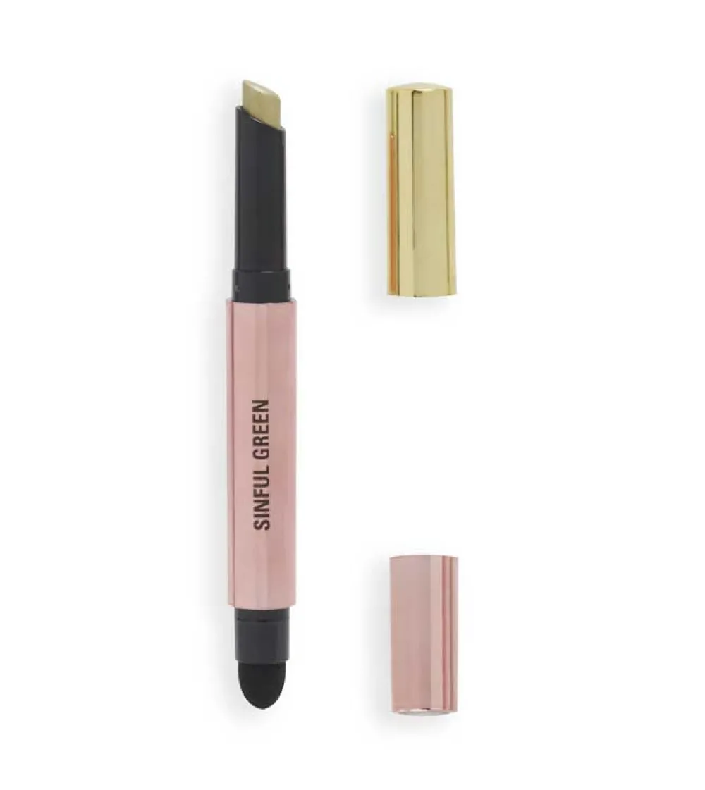 Revolution - Sombra en stick Lustre Wand - Sinful Green>Makeup Revolution Discount