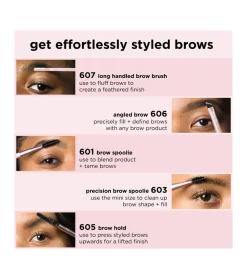 Set 3 cepillos para cejas><noscript><img width=