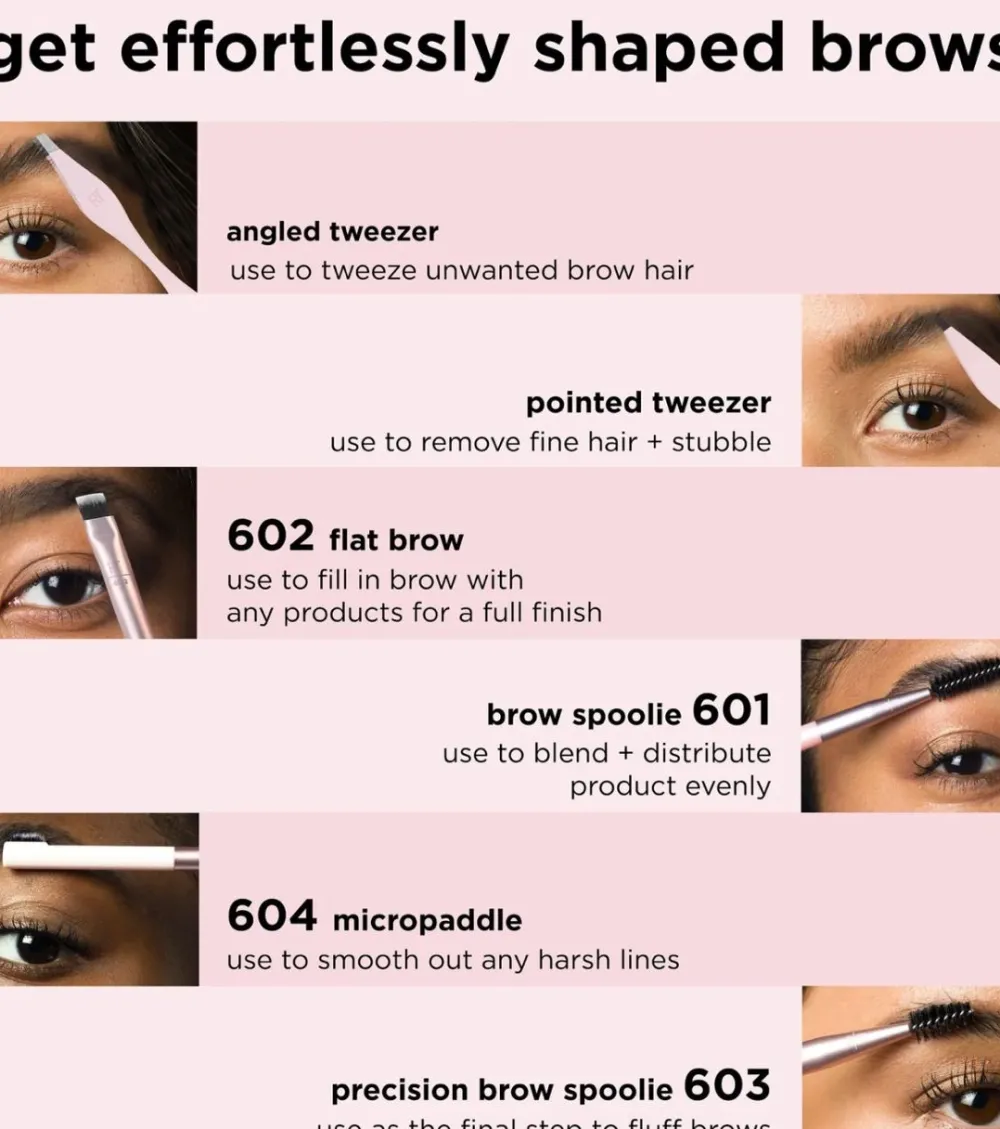 Set 3 cepillos para cejas Brow Shaping>Real Techniques Sale