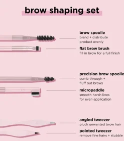 Set 3 cepillos para cejas Brow Shaping><noscript><img width=