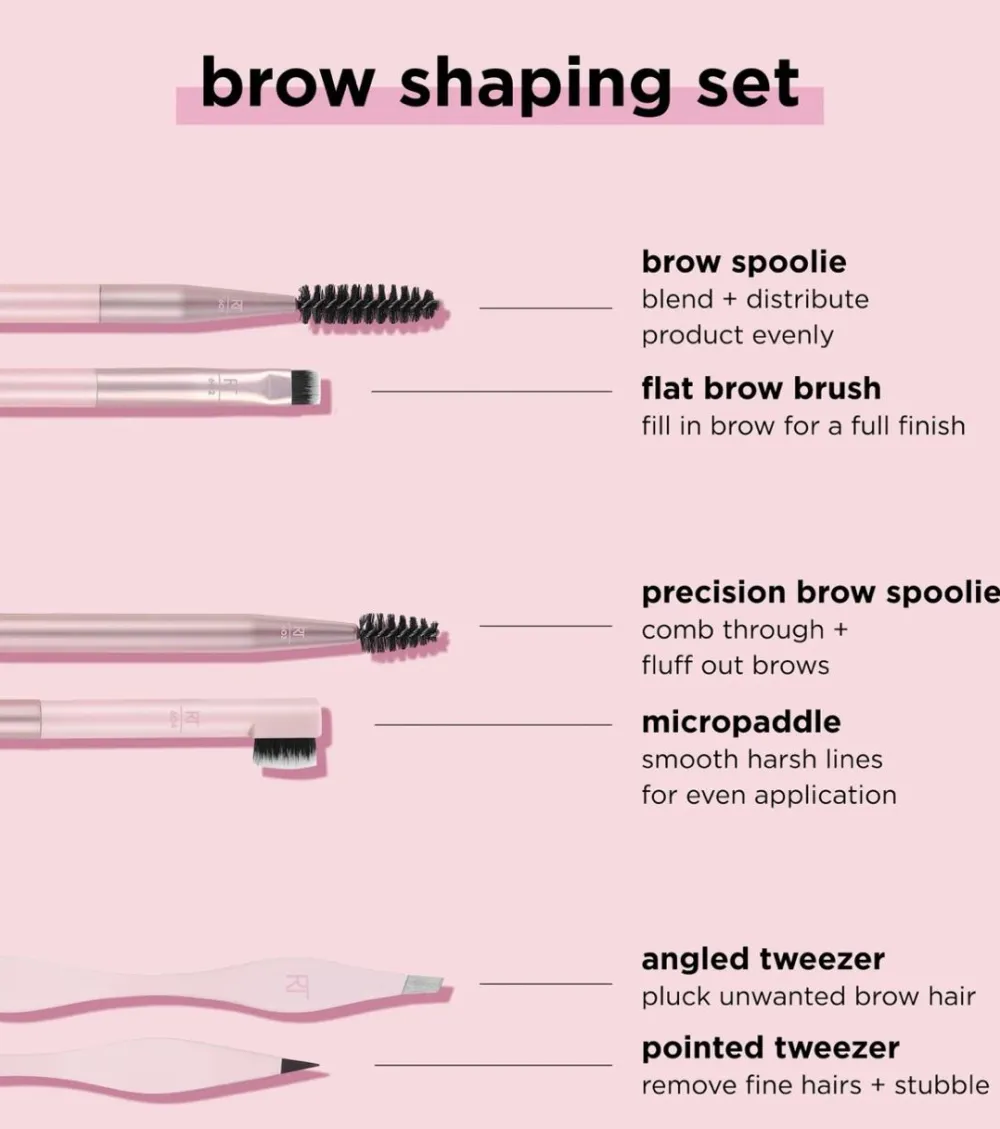Set 3 cepillos para cejas Brow Shaping>Real Techniques Sale