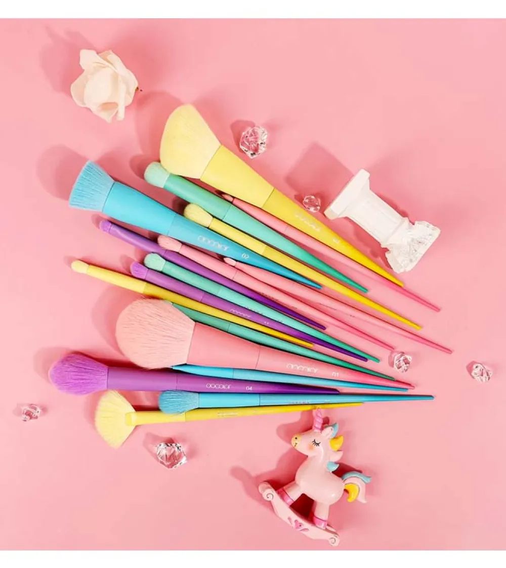 Set de Brochas (17 piezas) - Dreaming of Unicorns>Docolor Outlet