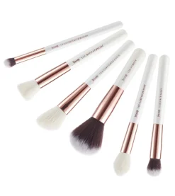 Set de brochas 6 piezas - T224: White/Rose Gold><noscript><img width=