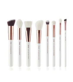 Set de brochas 8 piezas - T219: White/Rose Gold>Jessup Beauty Clearance