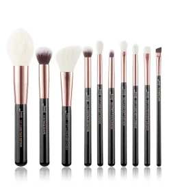 Set de brochas 10 piezas - T163: Black/Rose Gold>Jessup Beauty