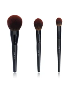 Set de brochas 3 piezas Black Shimmer Collection - T274: Makeup Lover (Phantom Black)>Jessup Beauty Hot