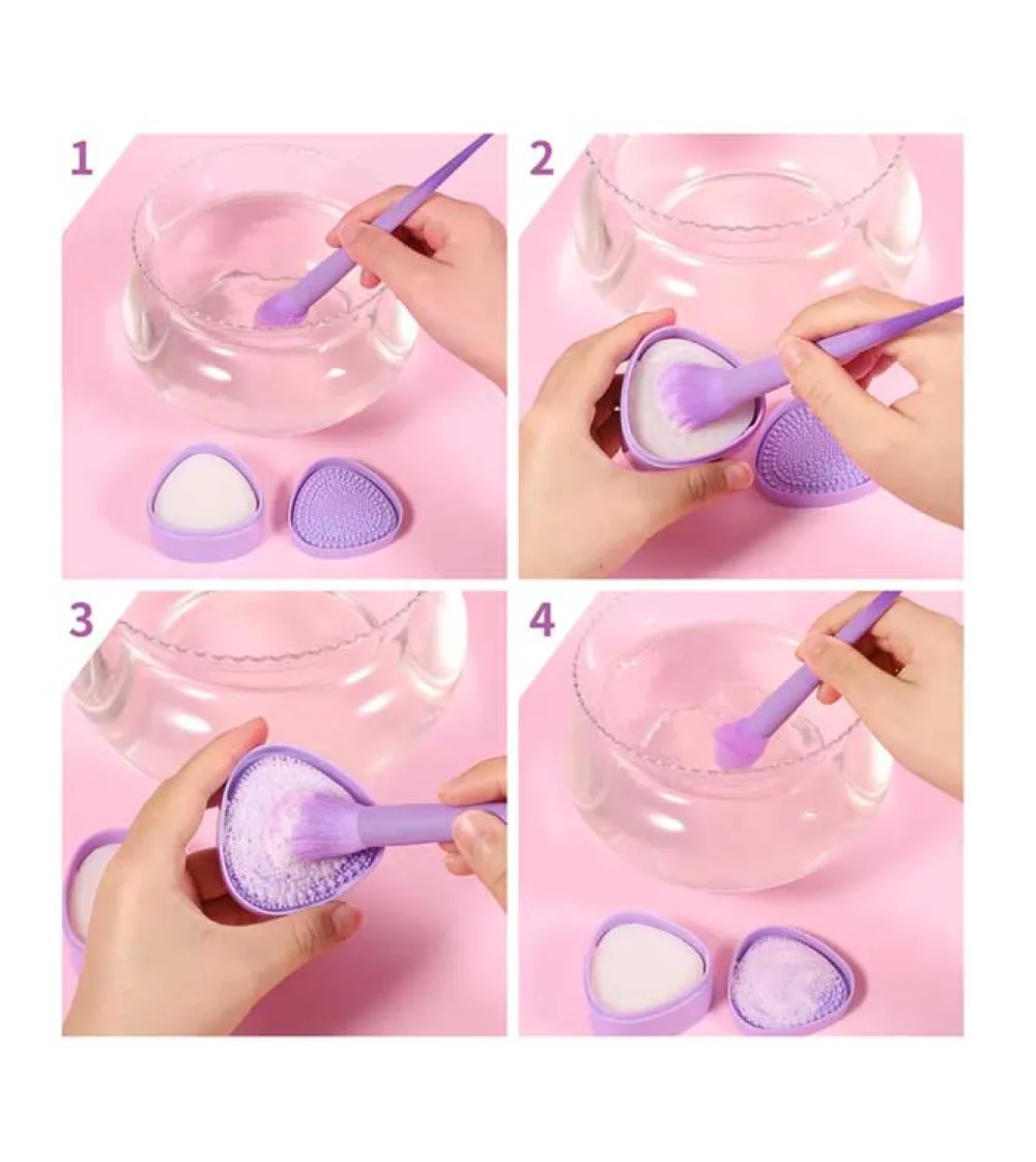 Set de limpiadores para brochas Quick Cleaner Box & Wet Cleaning Soap Box>Docolor Sale
