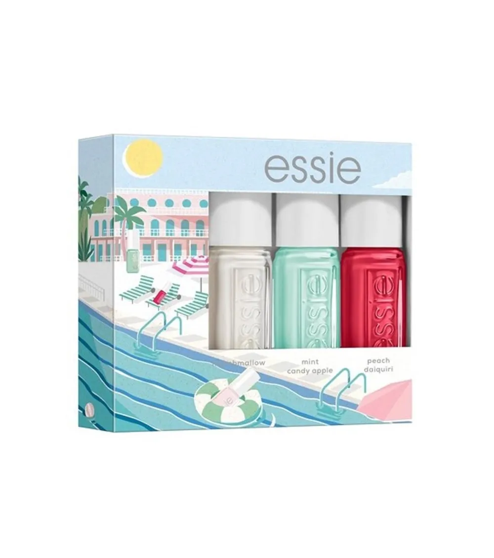 Set de mini esmaltes de uñas>Essie Hot