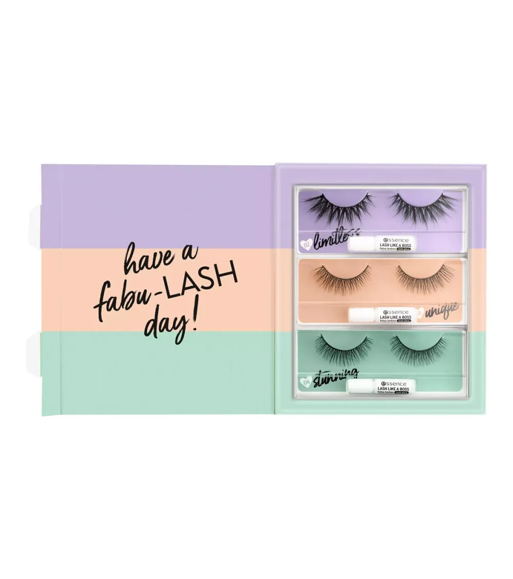 Set de pestañas postizas 3 x Lash Like A Boss - 01: My most loved lashes>essence Hot