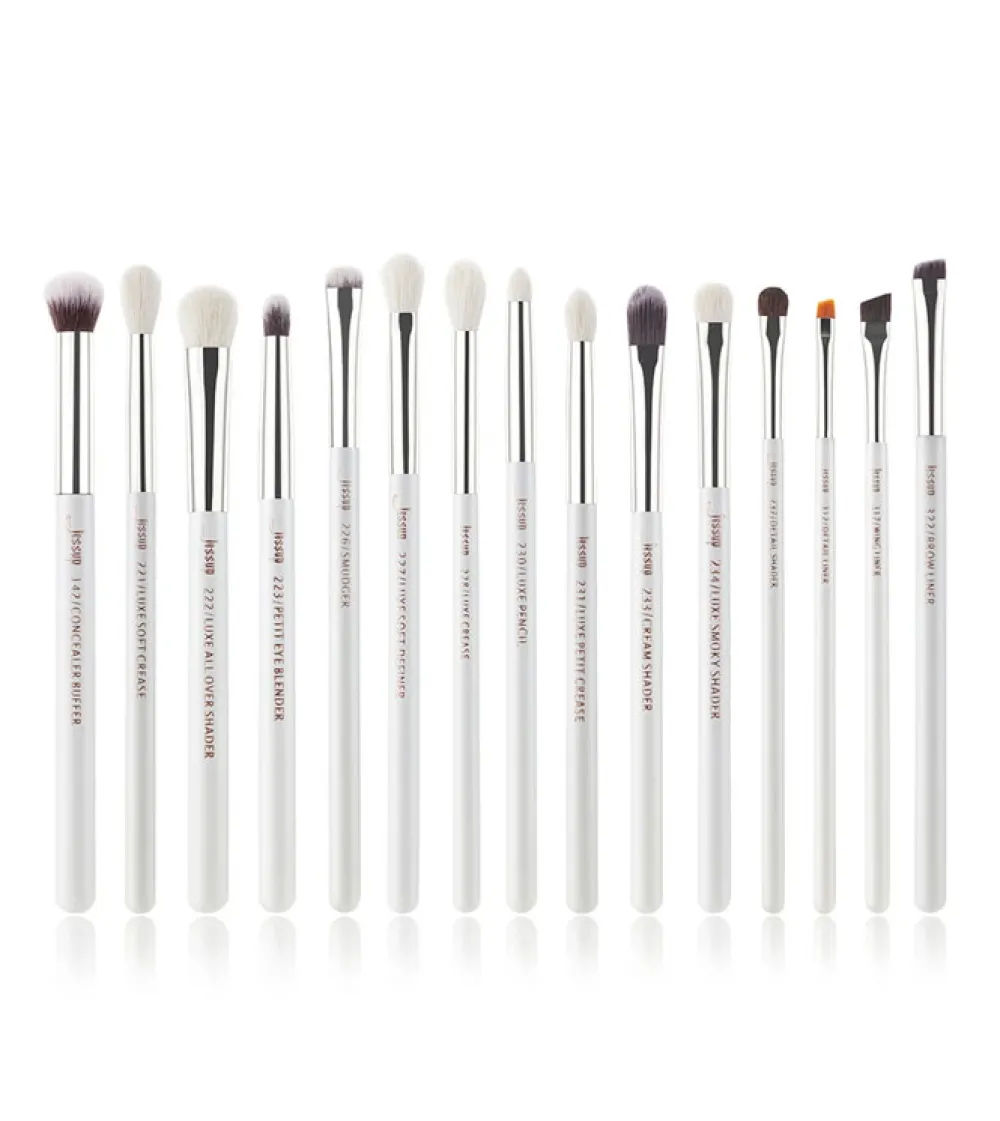 Set de pinceles 15 piezas - T237: White/Silver>Jessup Beauty