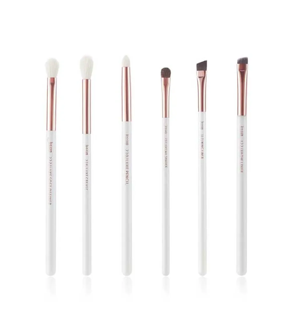 Set de pinceles 6 piezas - T221: White/Rose Gold>Jessup Beauty Discount