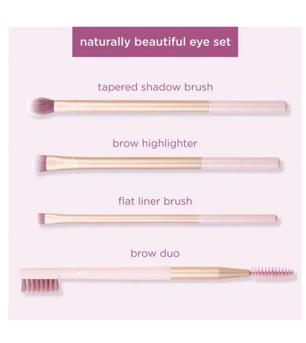 Set de pinceles de ojos y accesorios Naturally Beautiful>Real Techniques Best