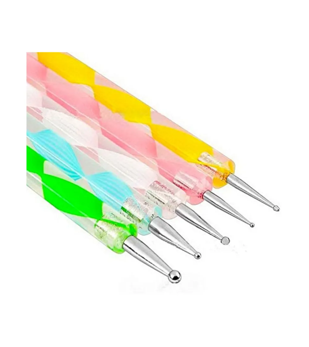 Set de punzones de doble punta para decoración de uñas>Bifull Clearance