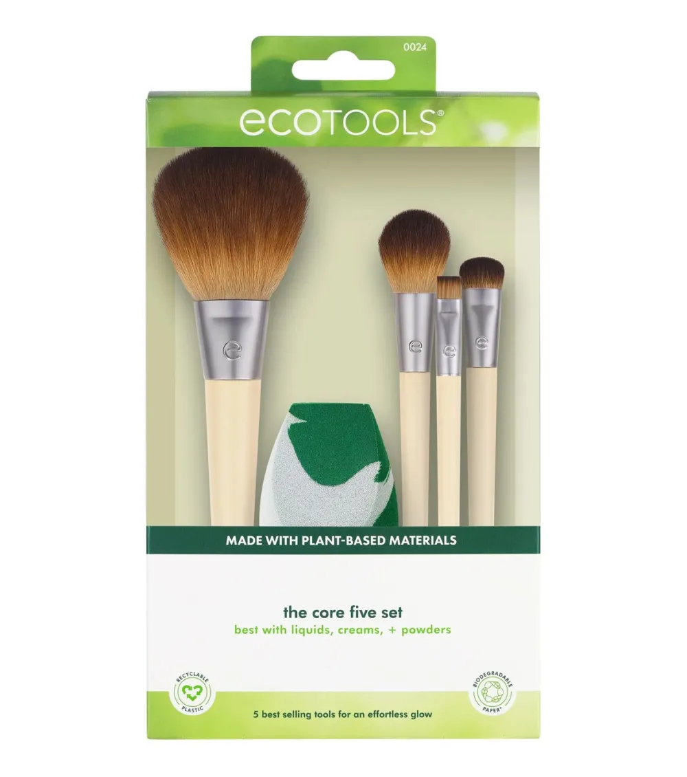 Set The Core Five brochas + Esponja>Ecotools Outlet