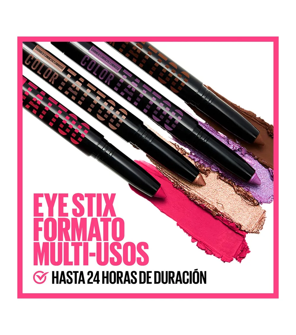 Sombra de ojos en stick Color Tattoo 24H Eye Stix - 15: I am Confident>Maybelline Best