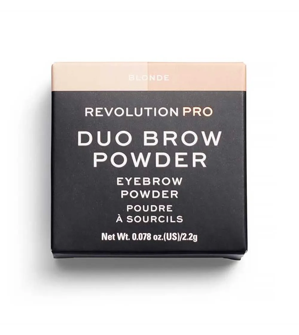 Sombra para cejas en polvo Duo Brow - Blonde>Revolution Pro Clearance