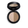 Sombra para cejas en polvo Duo Brow - Medium Brown>Revolution Pro Hot