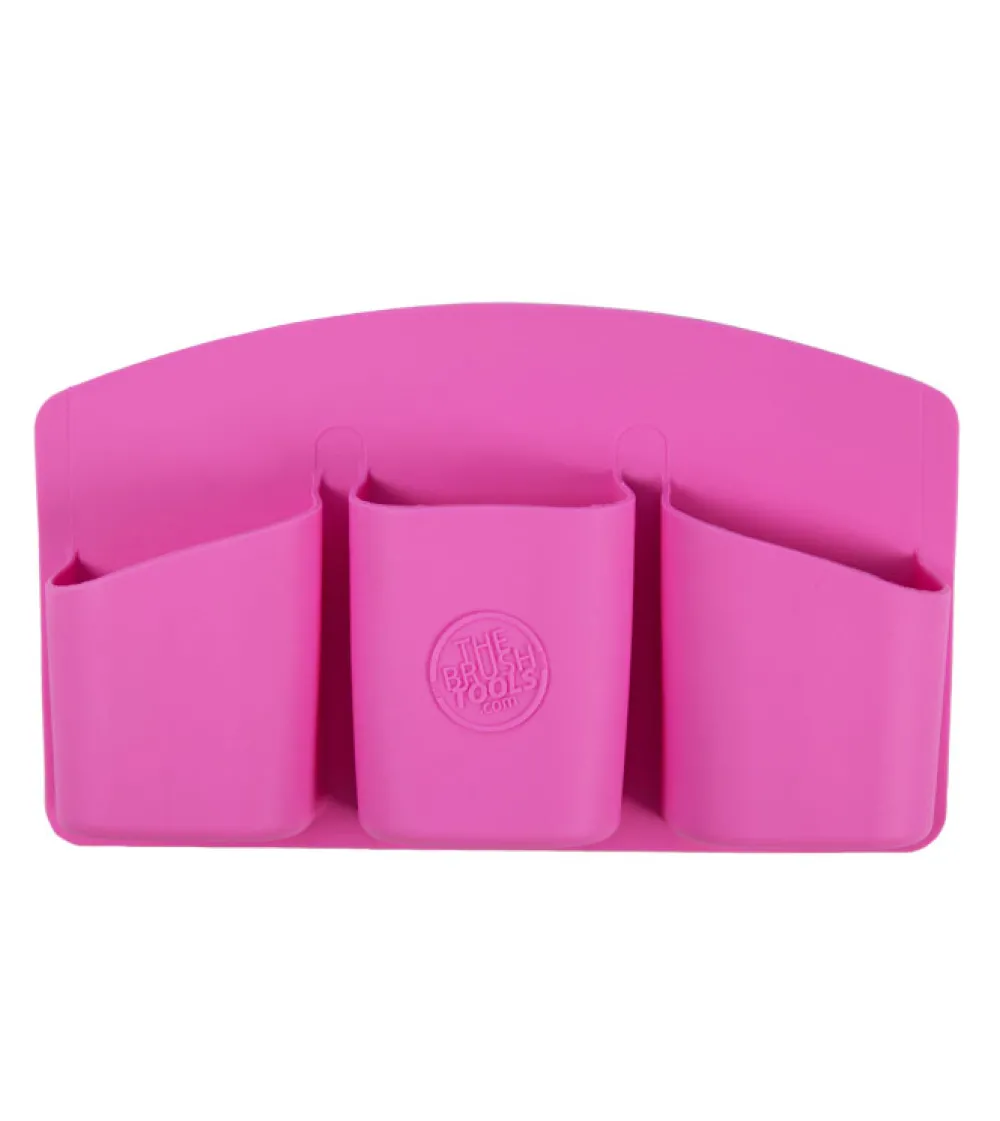 Soporte con Adhesivo para Herramientas de Maquillaje - Rosa>The Brush Tools