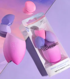 *Sunrise To Sunset* - Esponja Miracle Complexion + 3 mini esponjas>Real Techniques Online