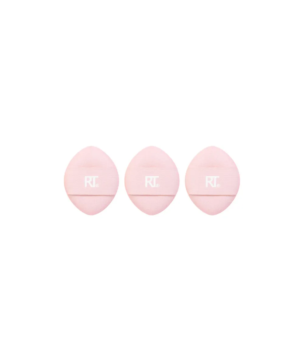 Trío de mini borlas de maquillaje para polvo Miracle>Real Techniques