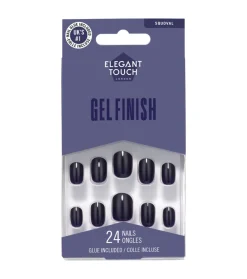 Uñas Postizas Gel Finish - Inky Blue>Elegant Touch Best