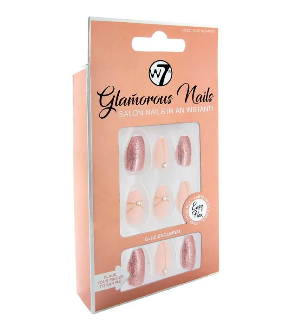 Uñas postizas Glamorous Nails - Precious Moment>W7 Outlet