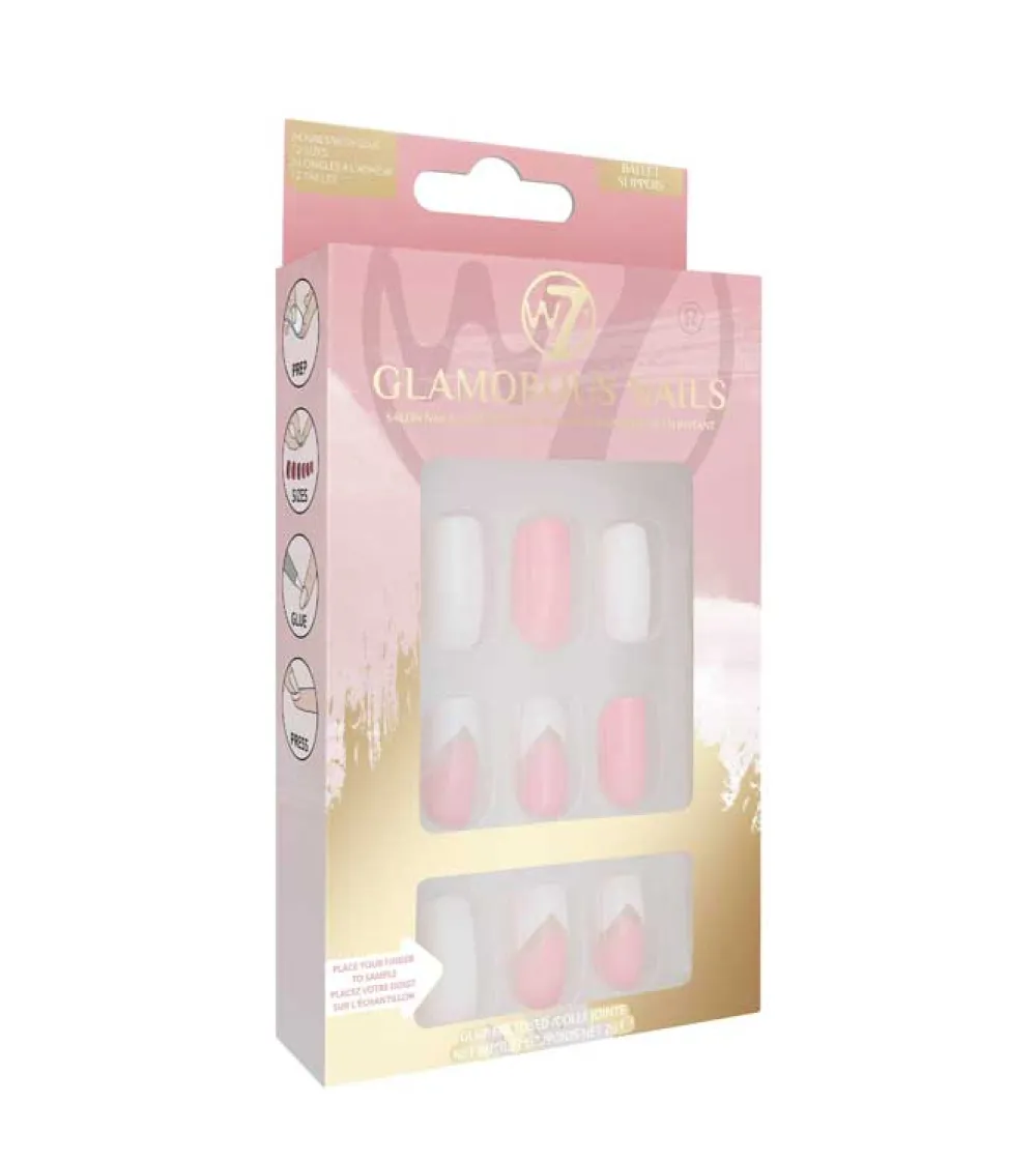 Uñas postizas Glamorous Nails - Ballet Slippers>W7 Online