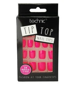 Uñas postizas Tip Top - Bright Pink>Technic Cosmetics Online