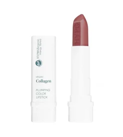 *Vegan Collagen* - Barra de labios HypoAllergenic Plumping Color Lipstick - 01: Choco>Bell New