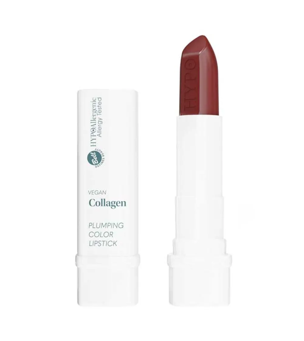 *Vegan Collagen* - Barra de labios HypoAllergenic Plumping Color Lipstick - 06: Cherry>Bell Discount