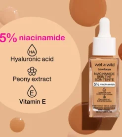 - Base de maquillaje Bare Focus Niacinamide Skin Tint - Cream Beige><noscript><img width=
