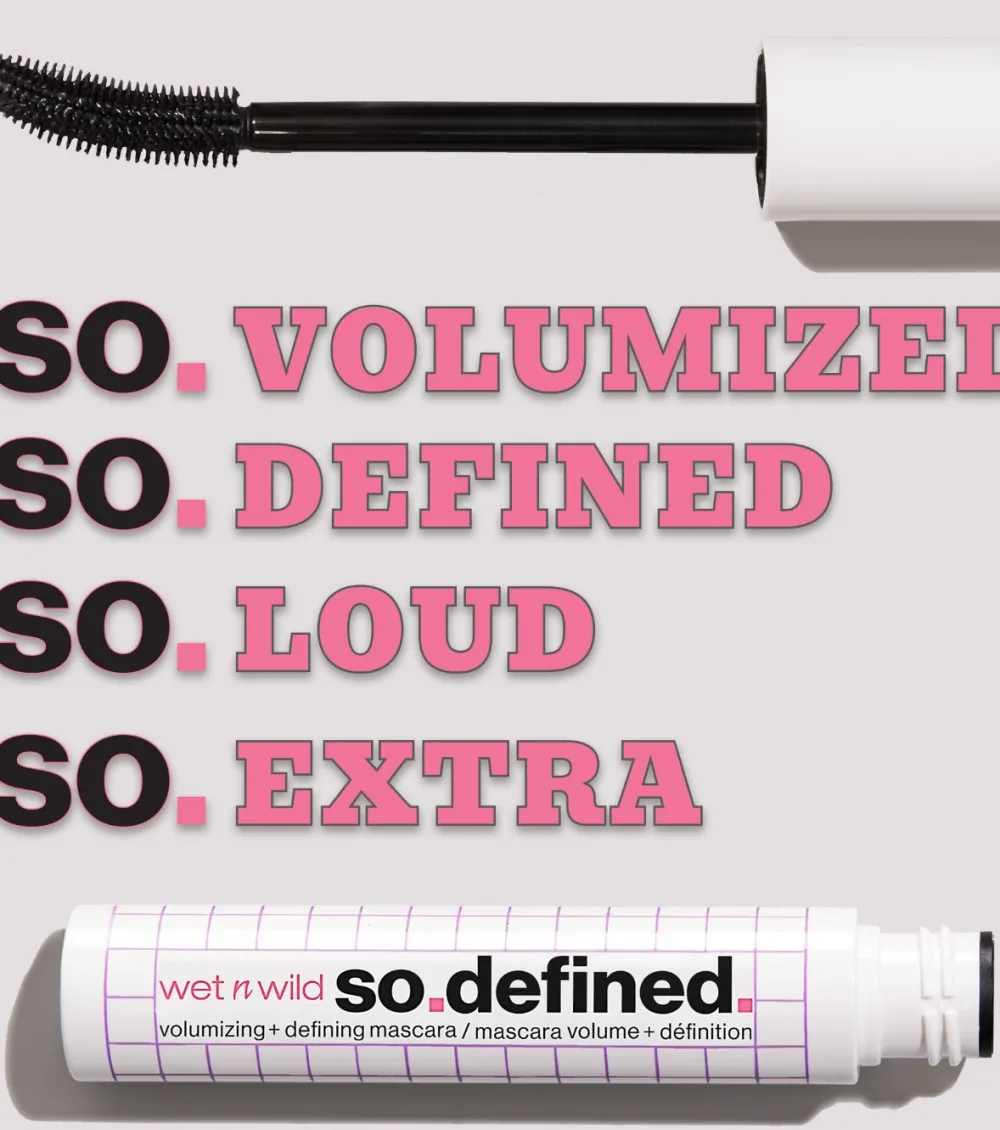 - Máscara de pestañas So Defined>Wet n Wild Discount